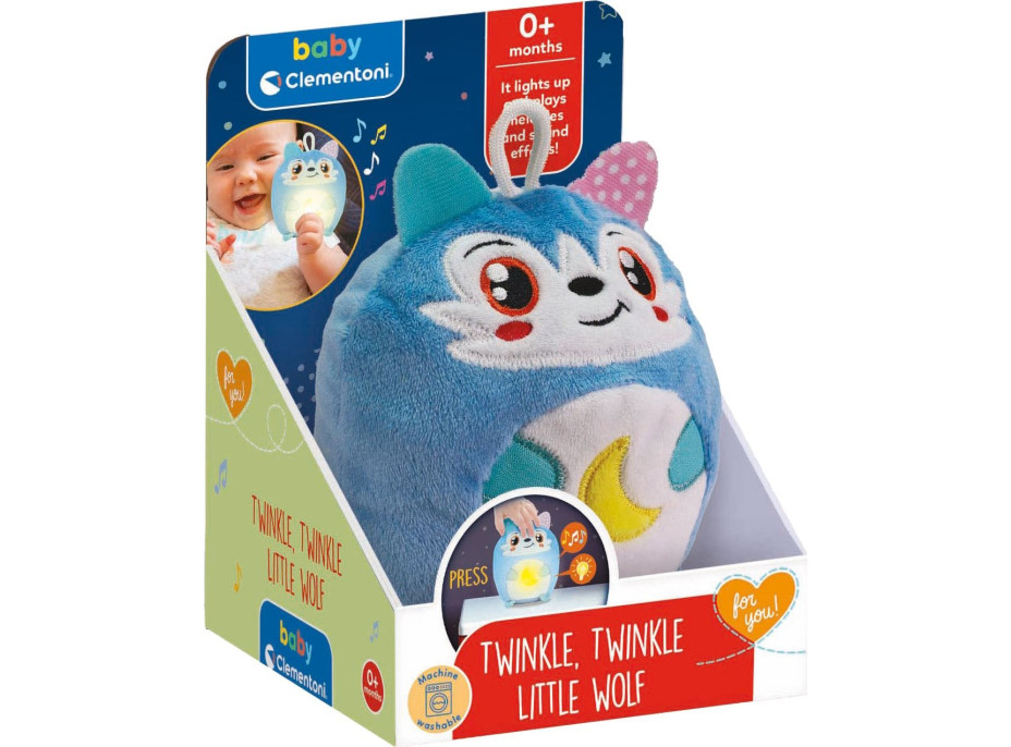 CLEMENTONI BABY Twinkle Twinkle Malý vlk