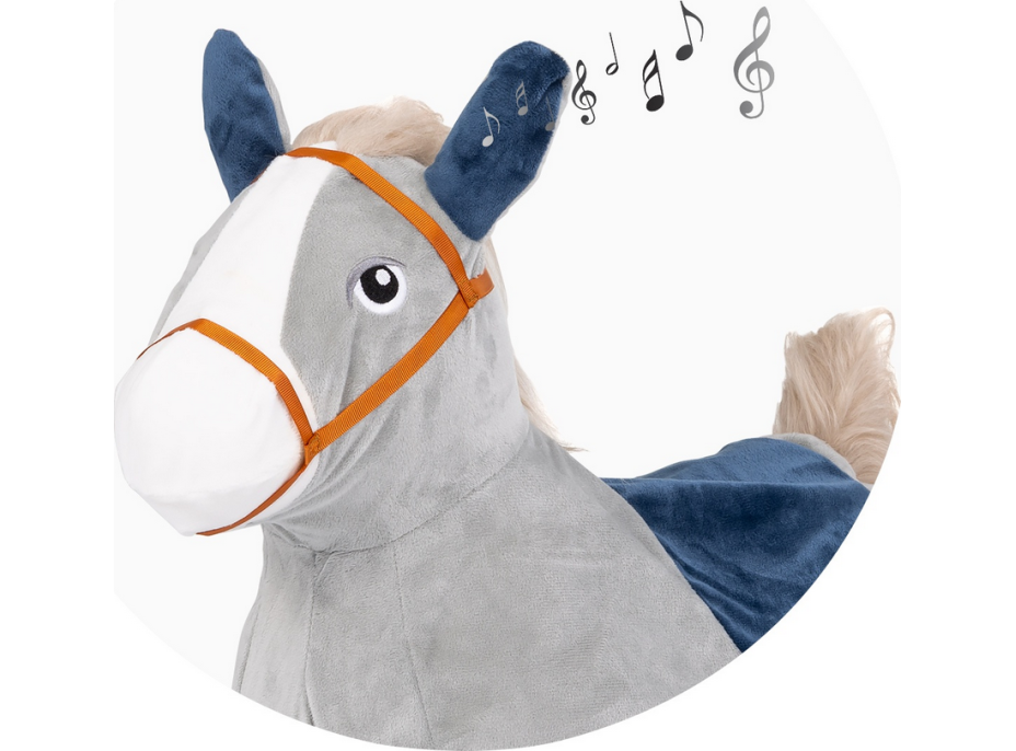 CHIPOLINO Plyšové hopsadlo Koník