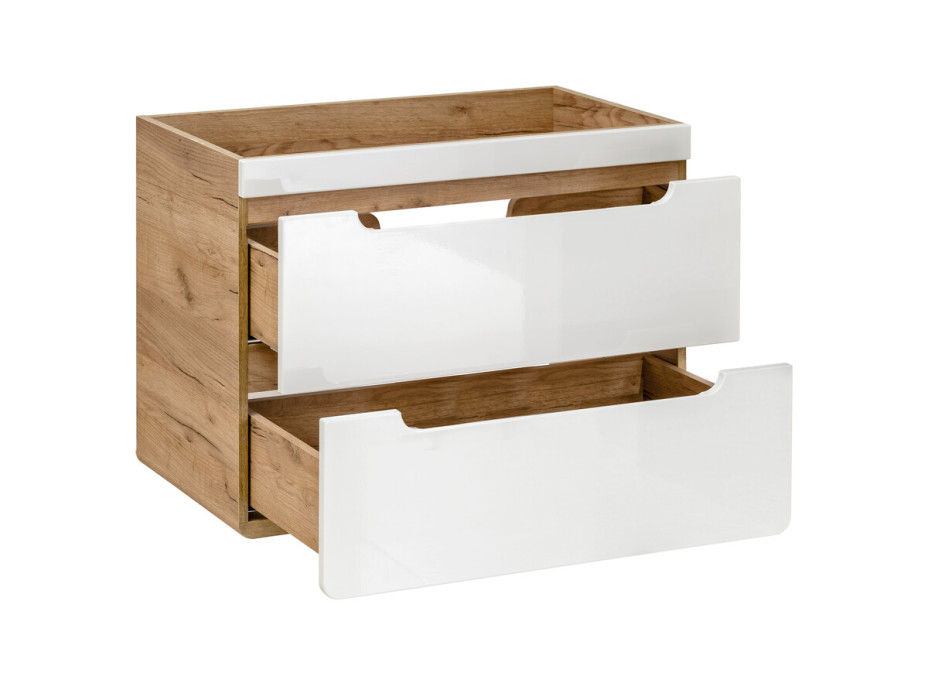 Koupelnová závěsná skříňka pod umyvadlo BÁRA 60 cm