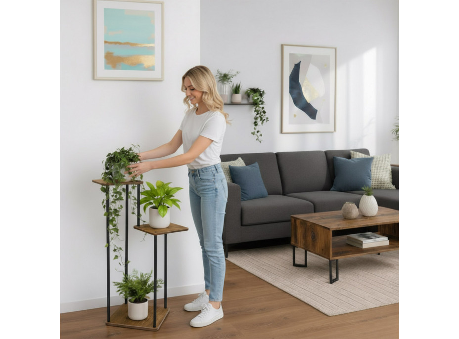 Stojan na květiny TOMAS rustic