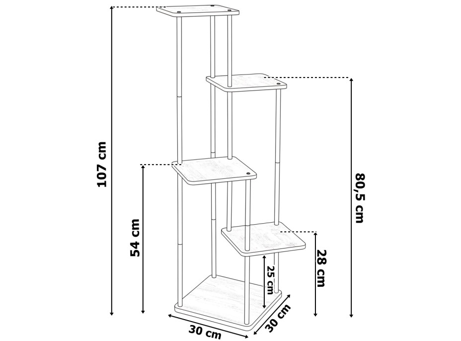 Stojan na květiny MARLON rustic