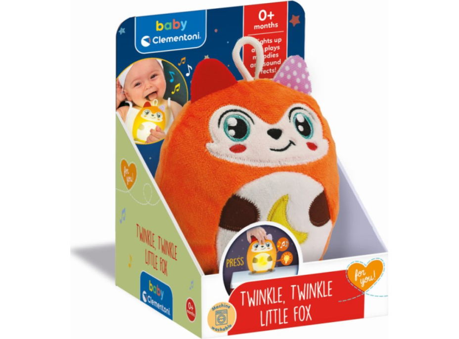 CLEMENTONI BABY Twinkle Twinkle Malá liška