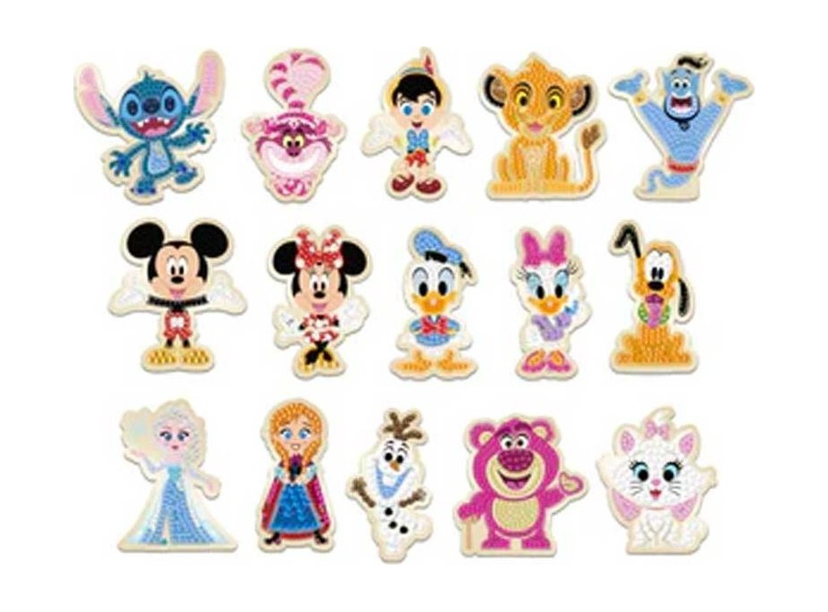 Diamantové malování Odznak Disney překvapení 1ks (mix)