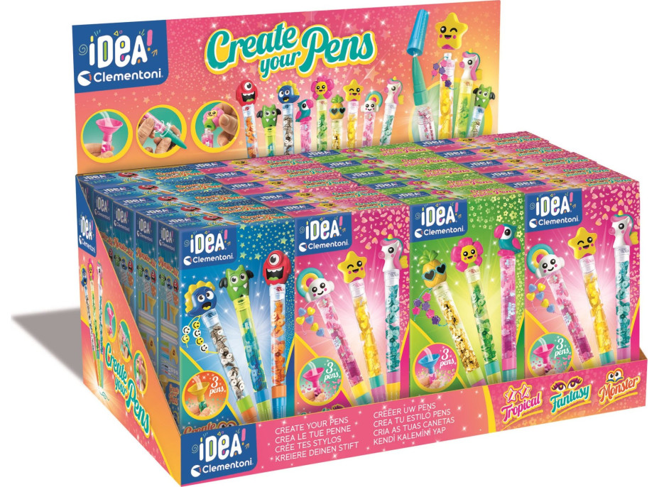 CLEMENTONI IDEA Kreativní sada pro výrobu per Tropical