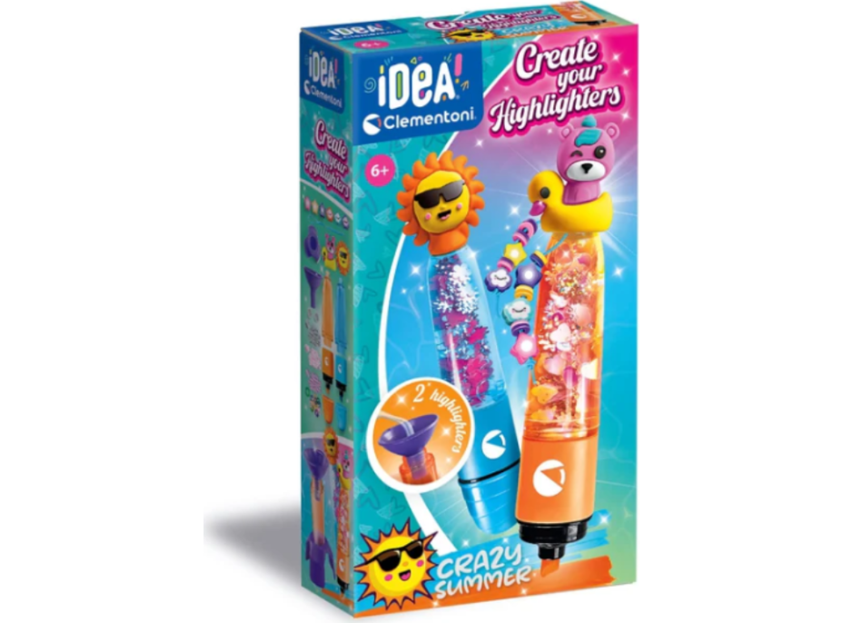 CLEMENTONI IDEA Kreativní sada pro výrobu zvýrazňovačů Summer