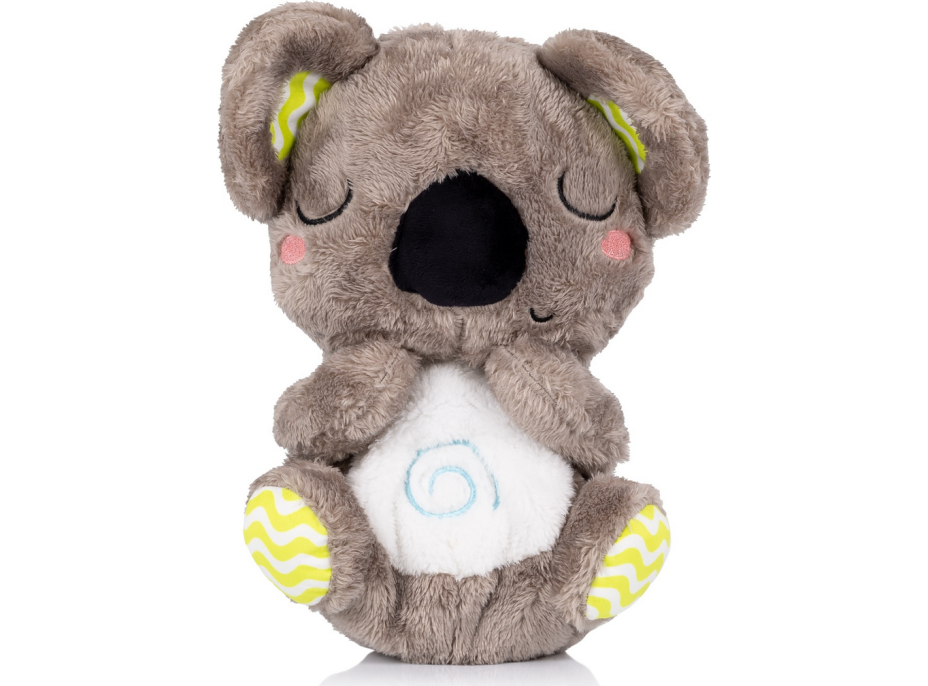 CHIPOLINO Plyšová dýchající hračka s hudbou Koala - béžová