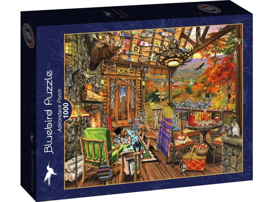 BLUEBIRD Puzzle Adirondacká veranda 1000 dílků