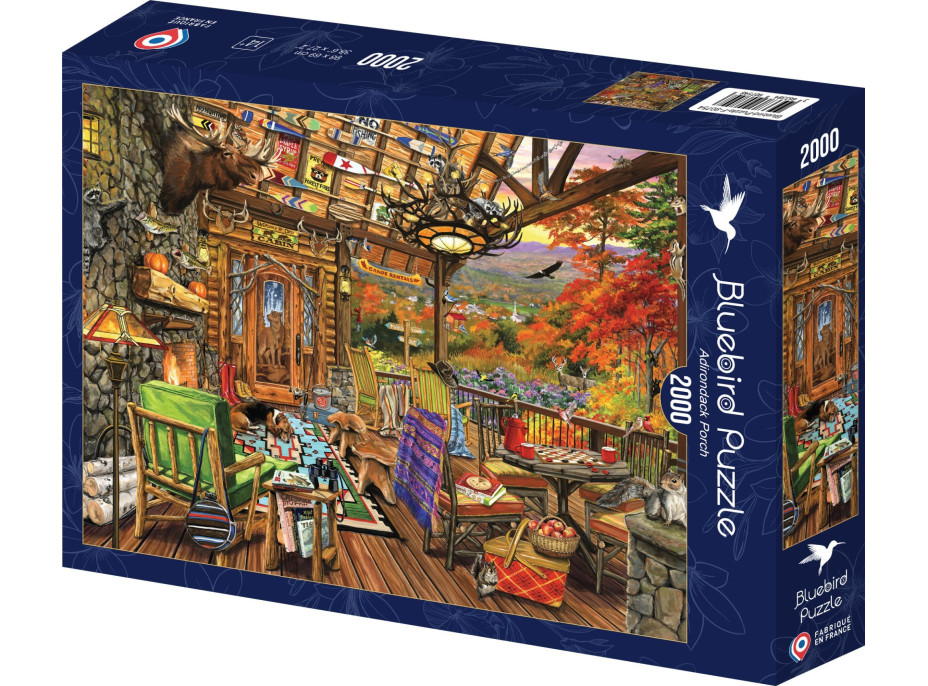 BLUEBIRD Puzzle Adirondacková veranda 2000 dílků