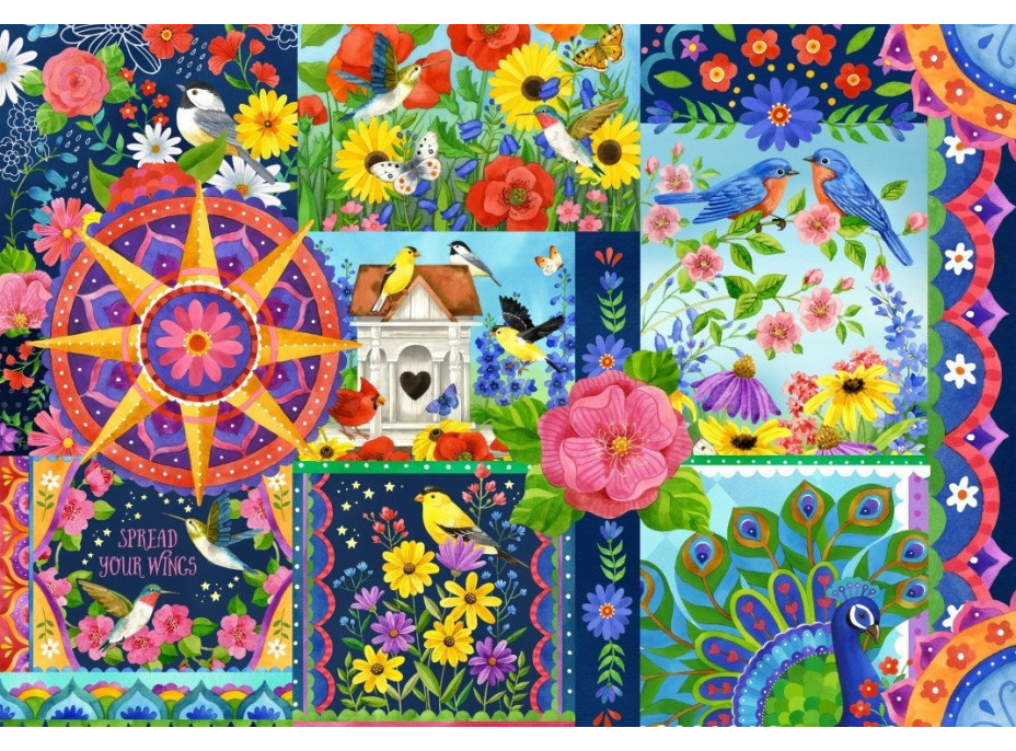 BLUEBIRD Puzzle Barvy jara 1000 dílků