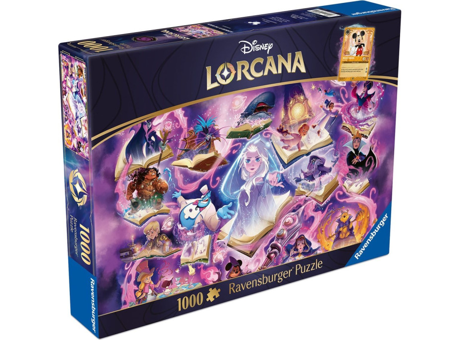 RAVENSBURGER Puzzle Disney Lorcana - Glimmers of the Realm: Ametyst 1000 dílků