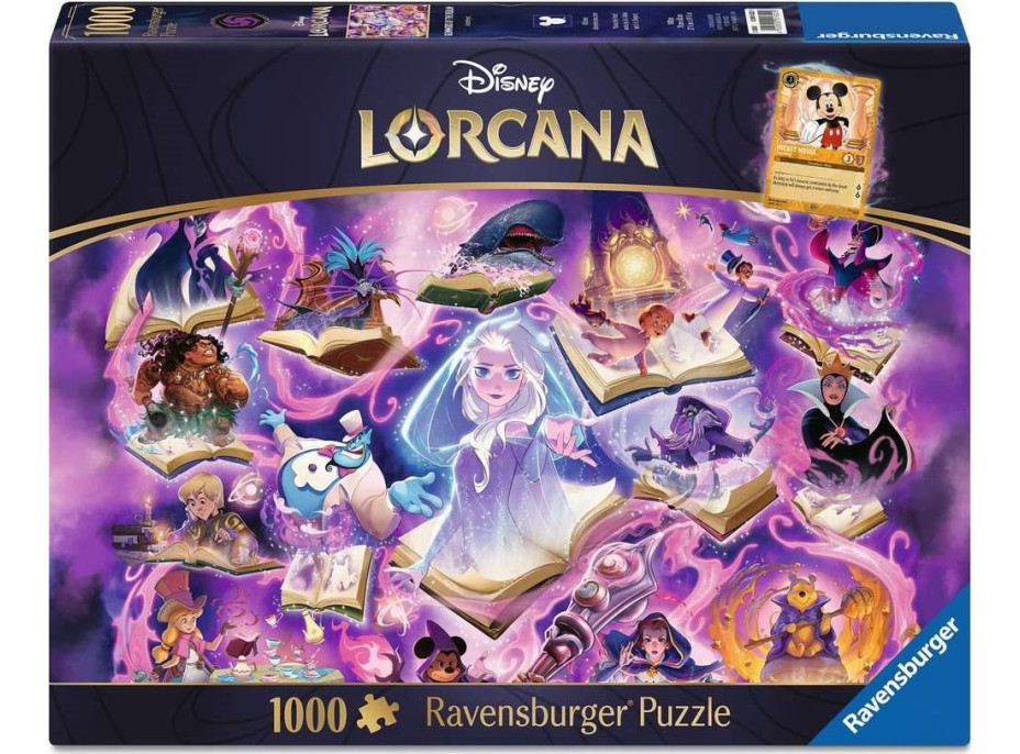 RAVENSBURGER Puzzle Disney Lorcana - Glimmers of the Realm: Ametyst 1000 dílků