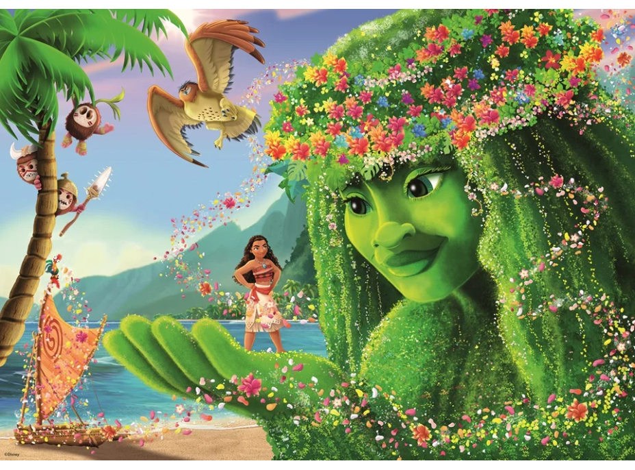 RAVENSBURGER Puzzle Disney: Odvážná Vaiana 1000 dílků