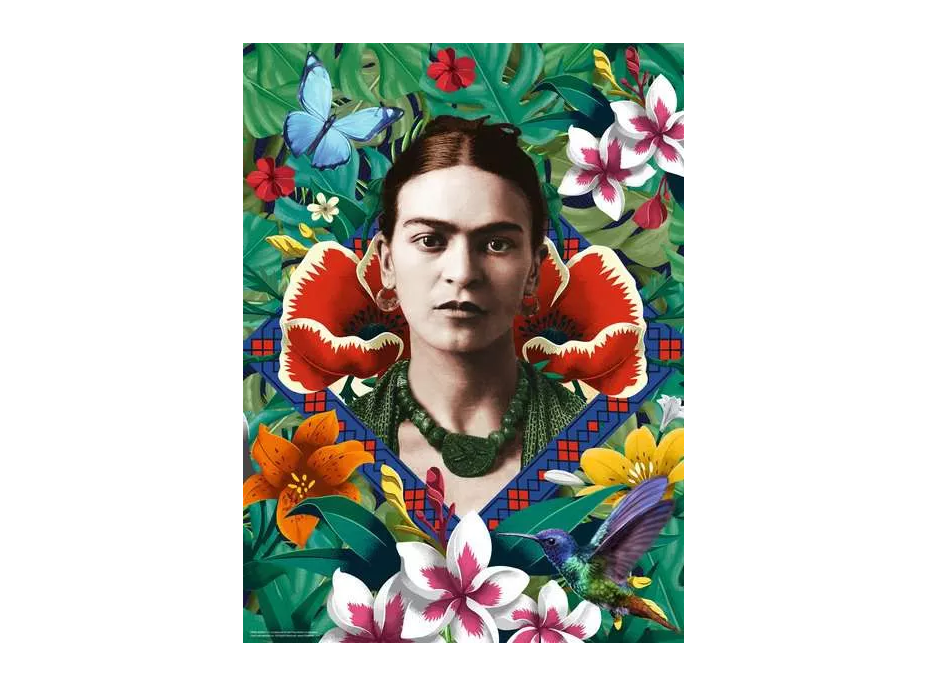 RAVENSBURGER Puzzle Frida Kahlo: Kvetoucí fantazie 500 dílků