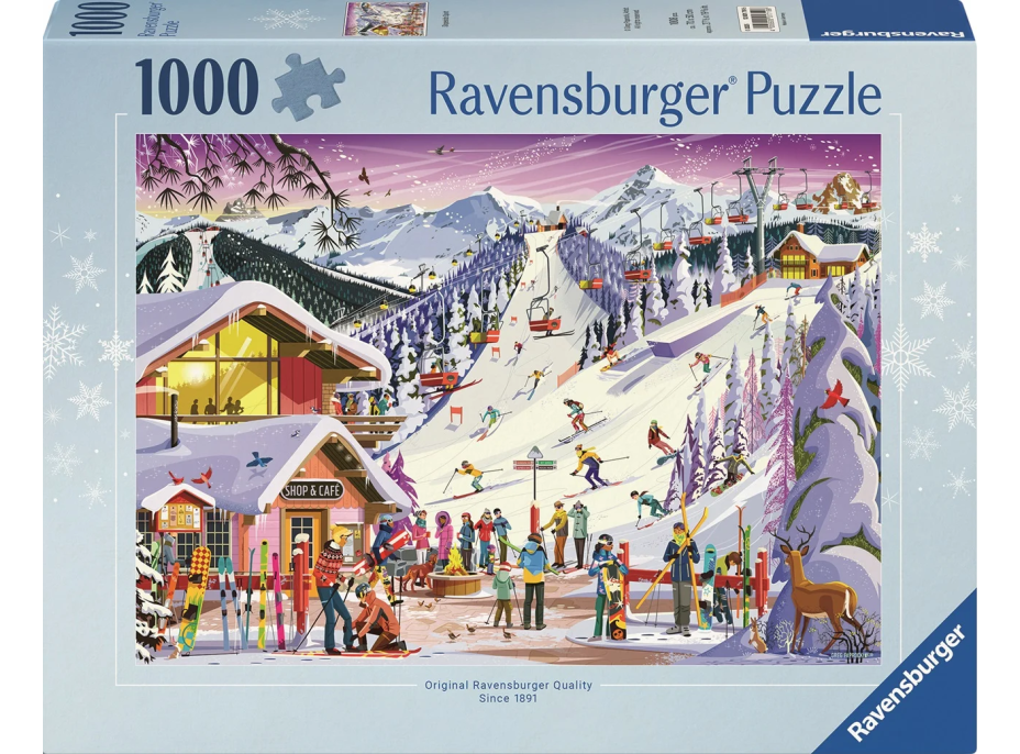 RAVENSBURGER Puzzle Horský duch zimy 1000 dílků