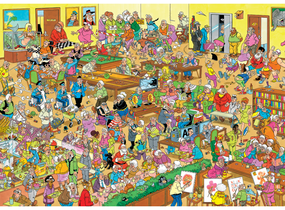 JUMBO Puzzle JvH Domov důchodců 1000 dílků