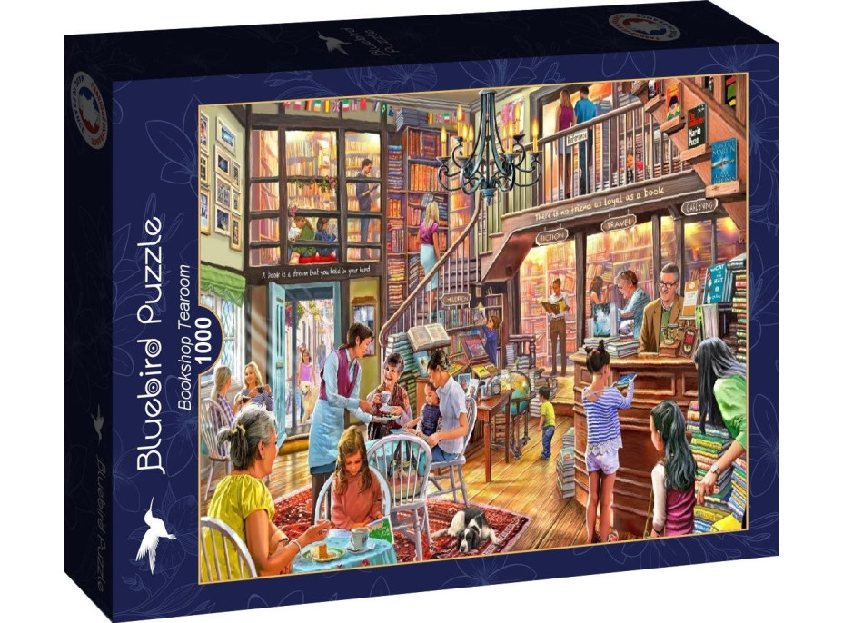 BLUEBIRD Puzzle Knihkupectví 1000 dílků