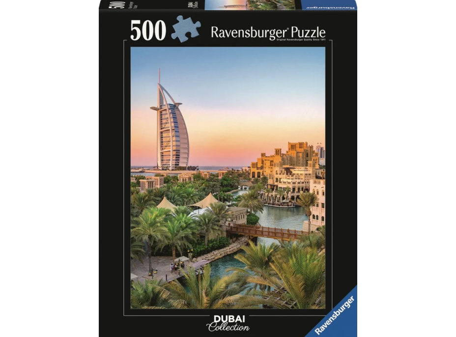 RAVENSBURGER Puzzle Kolekce Dubaj: Město budoucnosti 500 dílků