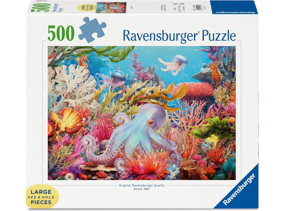 RAVENSBURGER Puzzle Korálový ráj XXL 500 dílků