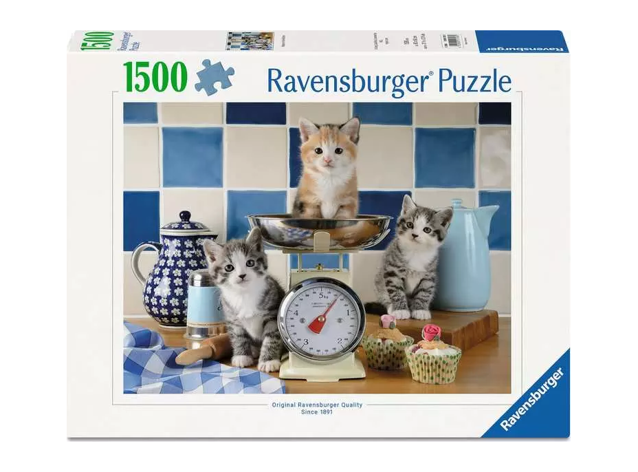 RAVENSBURGER Puzzle Kuchyně u kočiček 1500 dílků