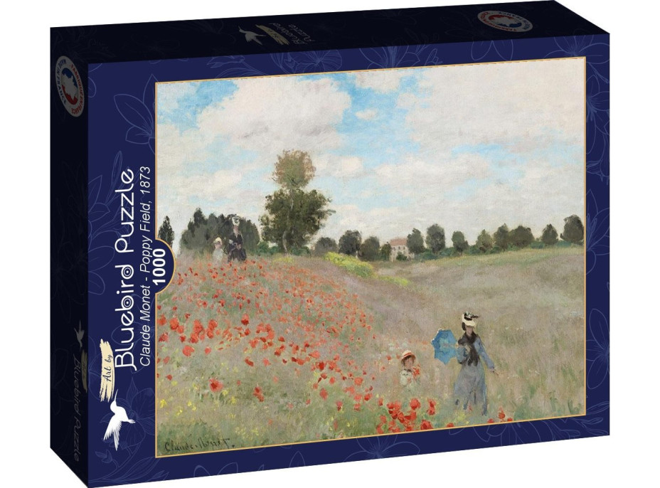 BLUEBIRD Puzzle Makové pole 1000 dílků