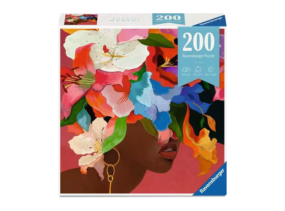 RAVENSBURGER Puzzle Moment: Květinová hlava Lilie 200 dílků