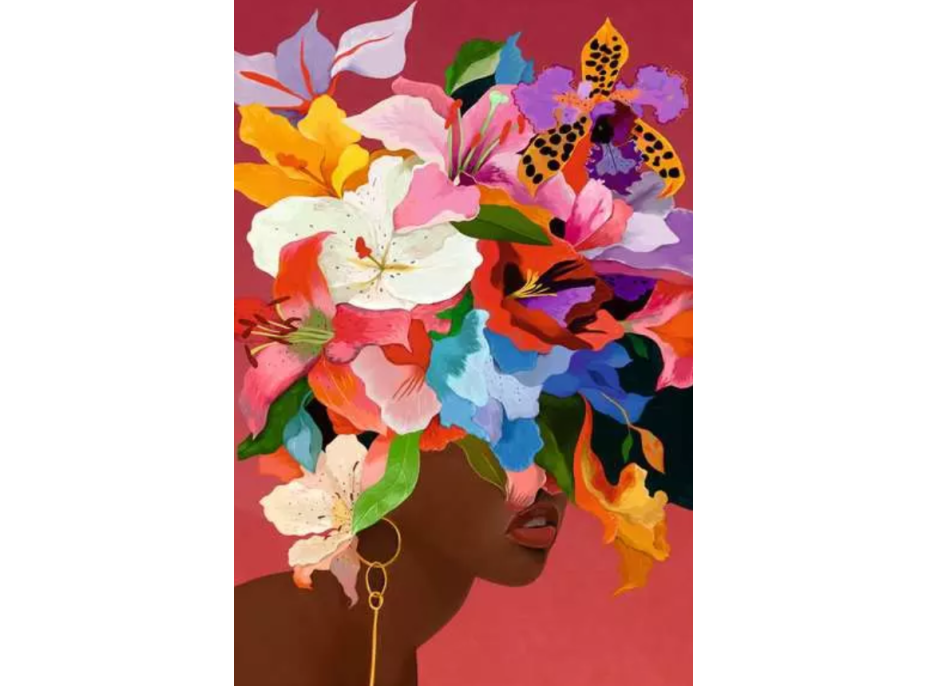 RAVENSBURGER Puzzle Moment: Květinová hlava Lilie 200 dílků