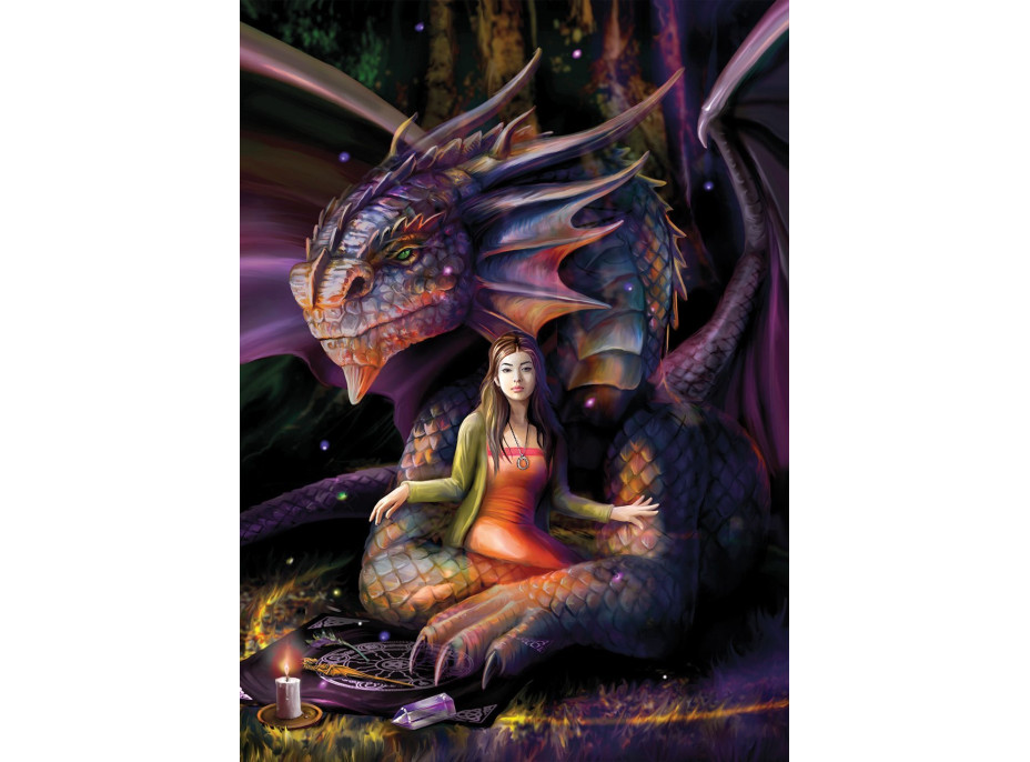 BLUEBIRD Puzzle Mystický drak 1000 dílků