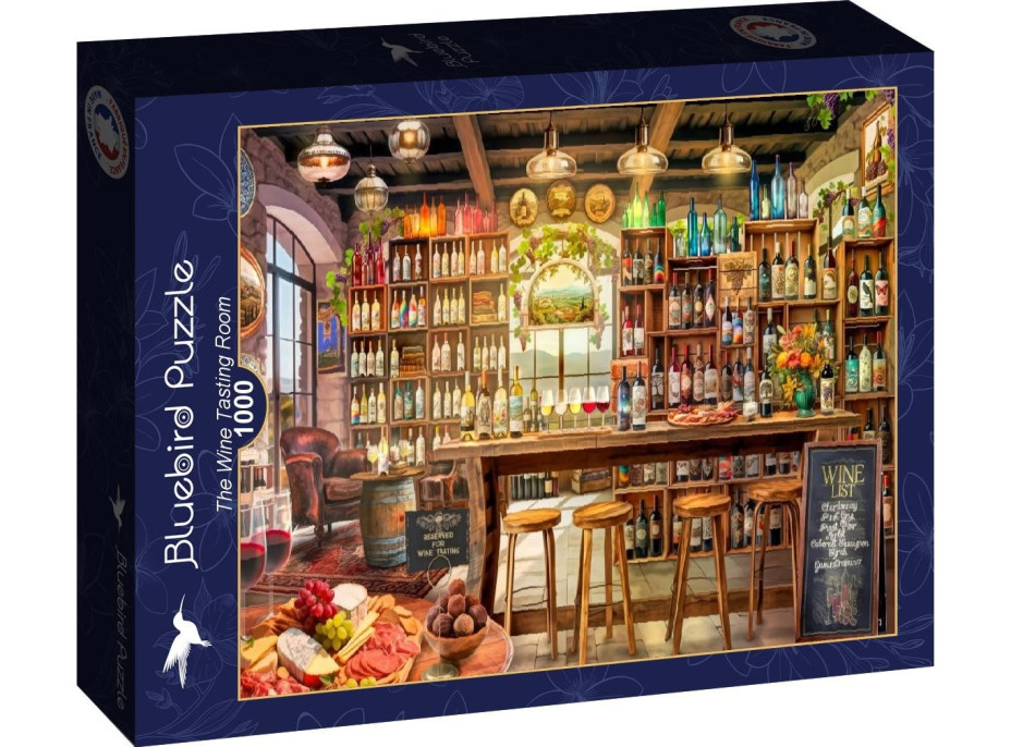 BLUEBIRD Puzzle Ochutnávka vín 1000 dílků