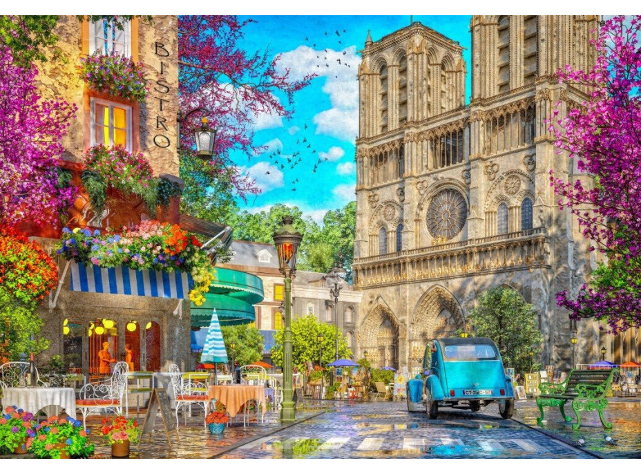 BLUEBIRD Puzzle Odpoledne u Notre Dame 1000 dílků