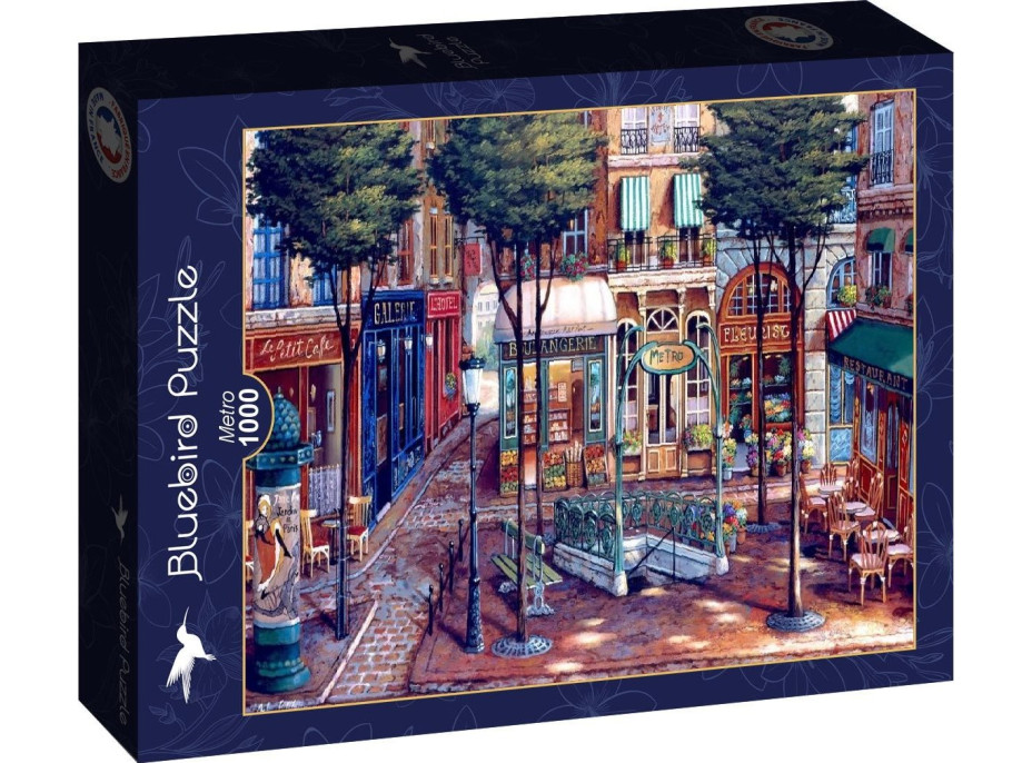 BLUEBIRD Puzzle Pařížské metro 1000 dílků