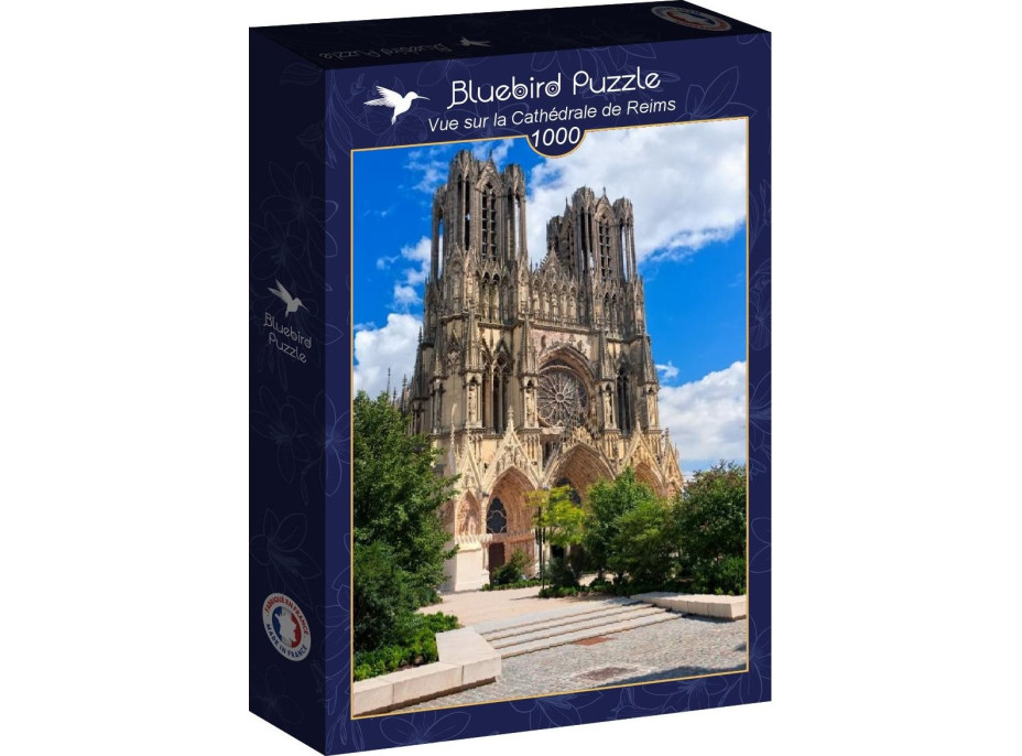 BLUEBIRD Puzzle Pohled na katedrálu v Remeši 1000 dílků
