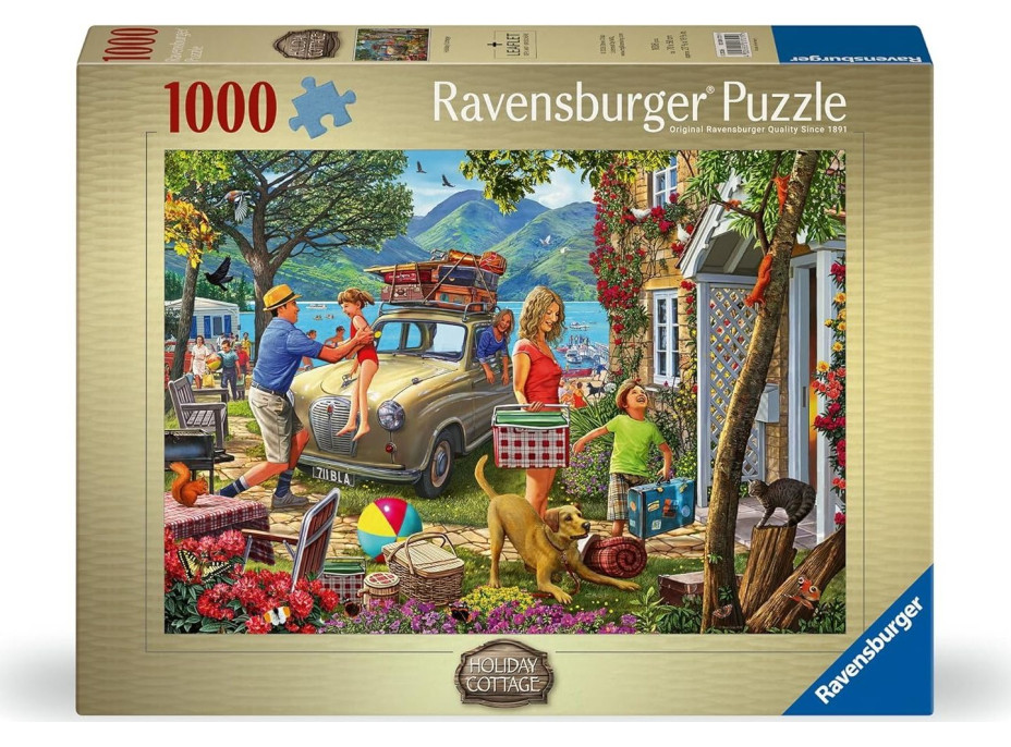 RAVENSBURGER Puzzle Prázdninové útočiště 1000 dílků