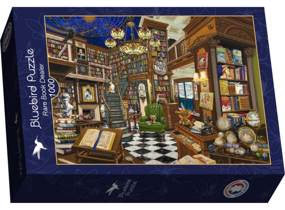 BLUEBIRD Puzzle Prodejce vzácných knih 1000 dílků