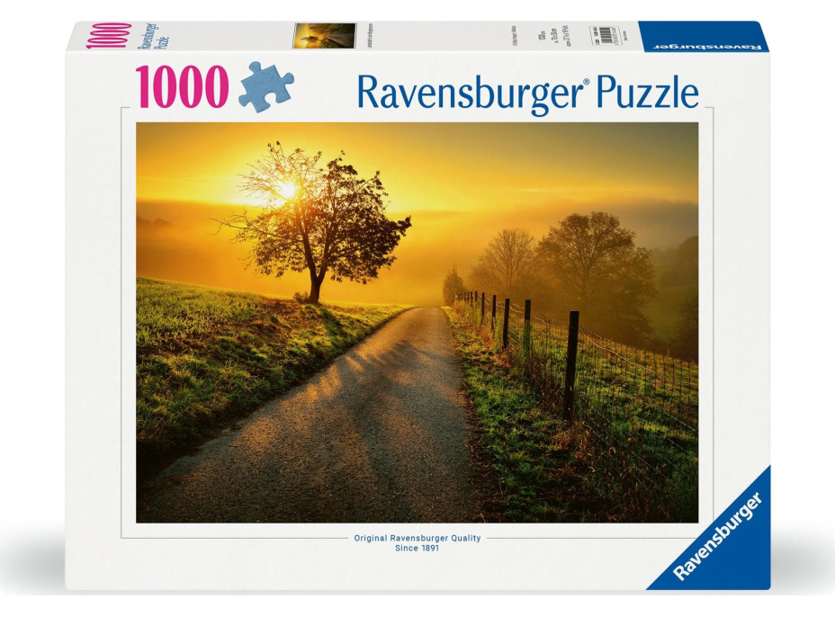 RAVENSBURGER Puzzle Ráno ve zlatých paprscích 1000 dílků