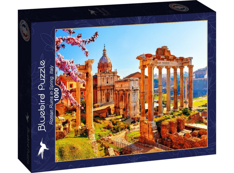 BLUEBIRD Puzzle Římské ruiny na jaře 1000 dílků