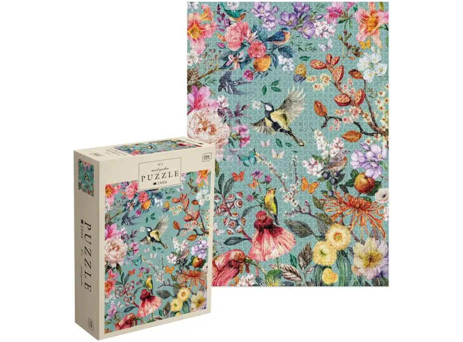 INTERDRUK Puzzle Tajná zahrada 2000 dílků