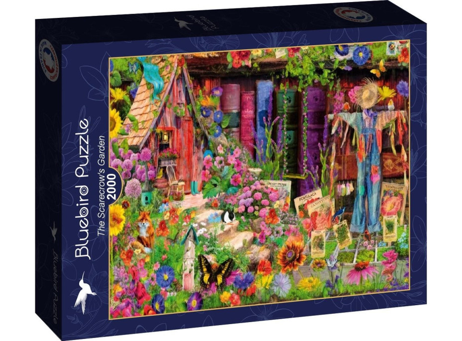 BLUEBIRD Puzzle Strašákova zahrada 2000 dílků
