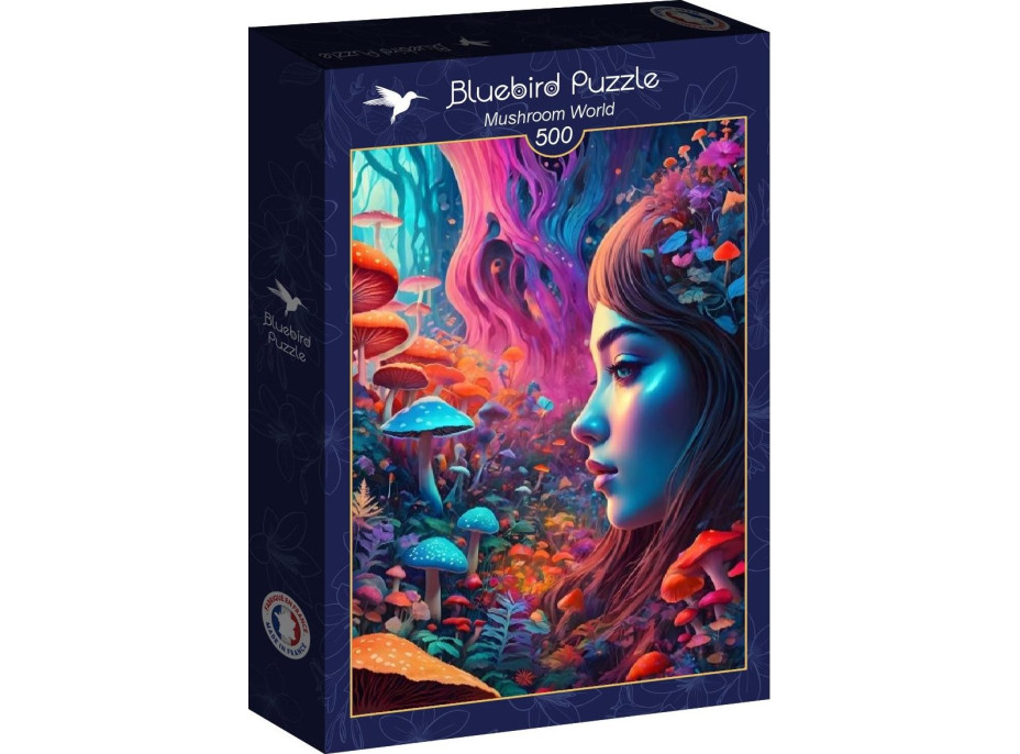 BLUEBIRD Puzzle Svět houbiček 500 dílků