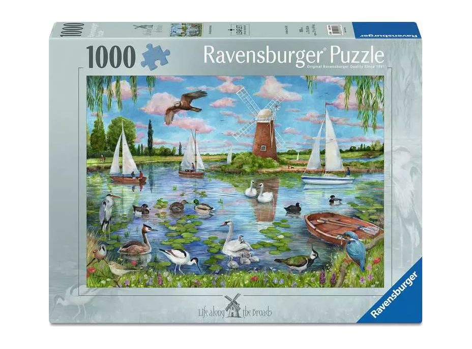 RAVENSBURGER Puzzle Tajemství života v Anglii 1000 dílků