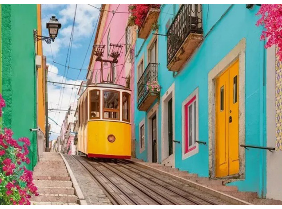 RAVENSBURGER Puzzle Tramvajová síť 1000 dílků