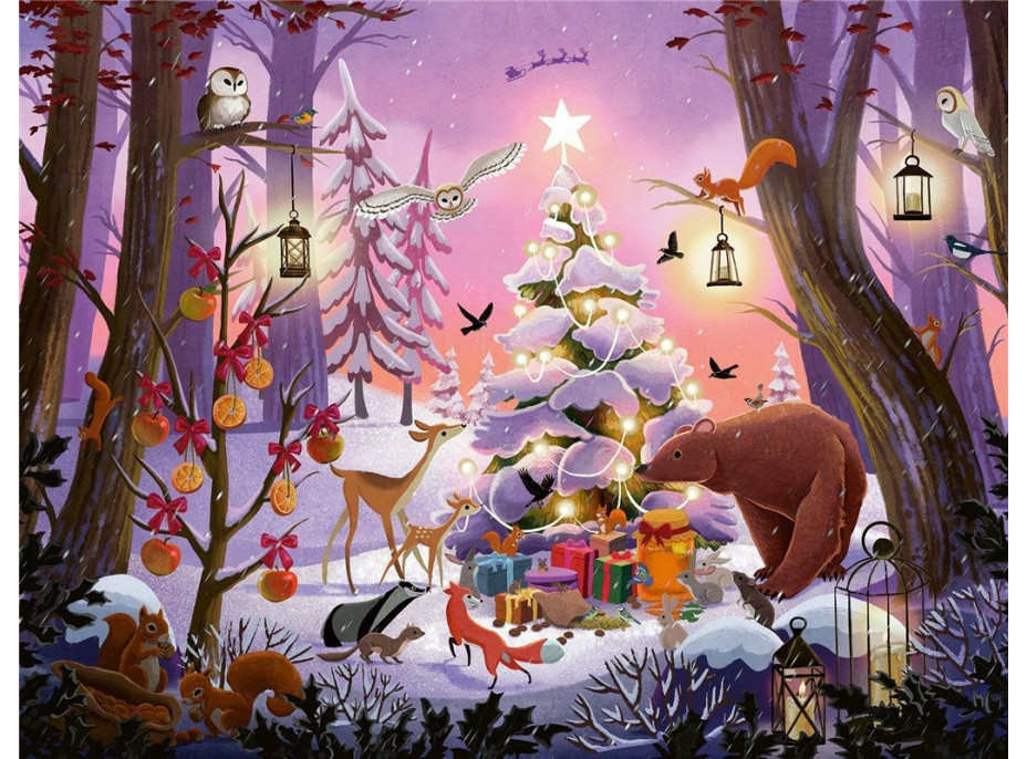 RAVENSBURGER Puzzle Vánoční zázrak 2000 dílků