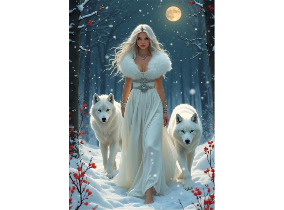 BLUEBIRD Puzzle Vlčí královna 1000 dílků