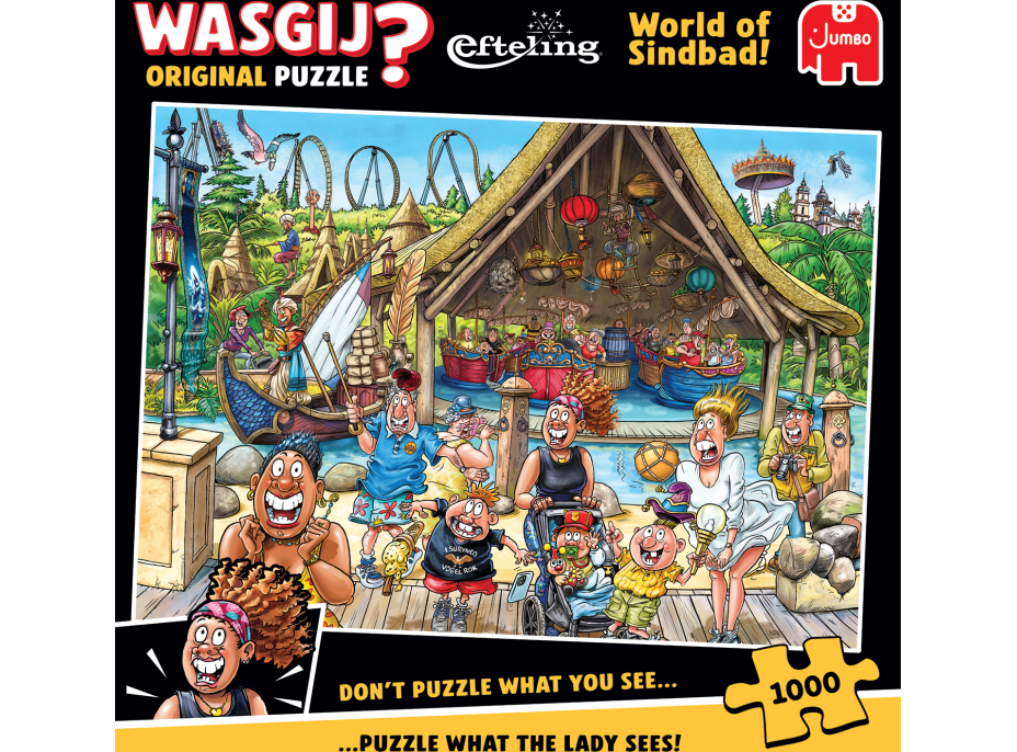 JUMBO Puzzle WASGIJ Efteling: Sindibádův svět 1000 dílků