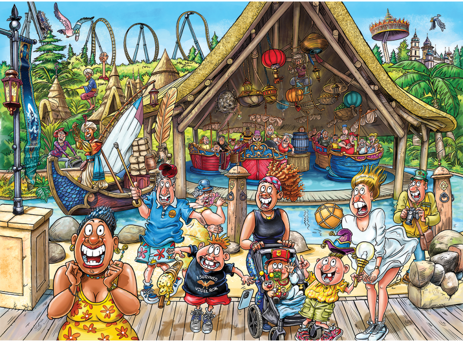 JUMBO Puzzle WASGIJ Efteling: Sindibádův svět 1000 dílků