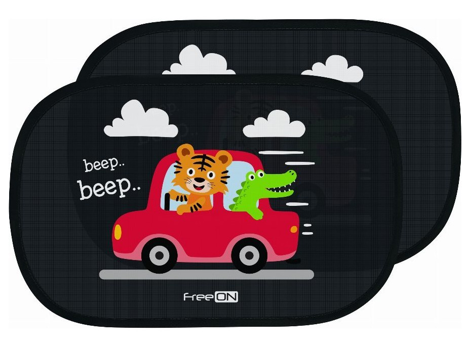 FreeON Stínítka do auta Auto se zvířátky