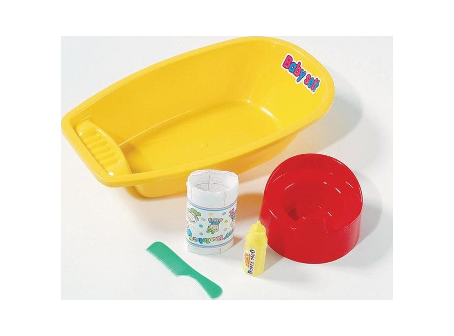 DOHÁNY Vanička pro panenky s příslušenstvím 1ks (mix)