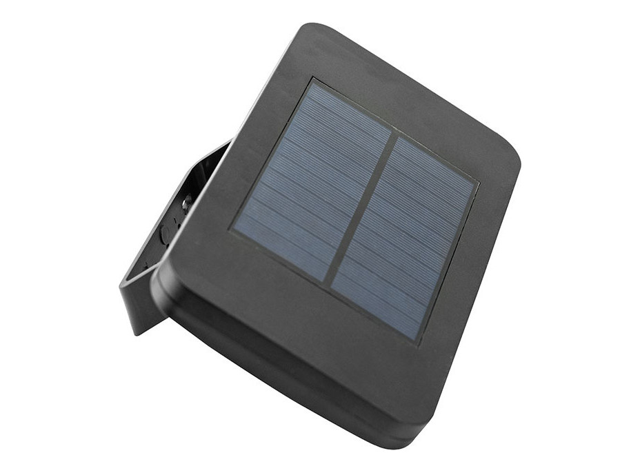 Solight LED solární osvětlení se senzorem, 5W, 500lm, 4000K, Li-Ion, černá
