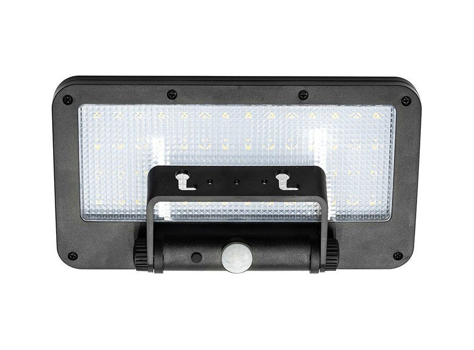 Solight LED solární osvětlení se senzorem, 5W, 500lm, 4000K, Li-Ion, černá