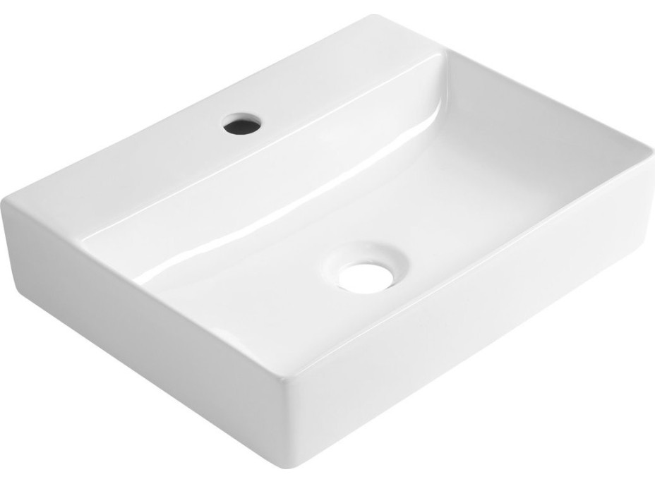 Aqualine SOYO keramické umyvadlo 46x36cm, bílá NP465