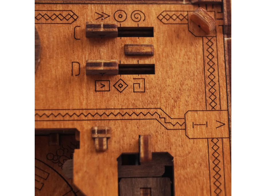 WOODEN CITY 3D dřevěné puzzle Escape room: Mayská pyramida 184 dílků